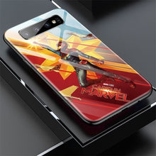Load image into Gallery viewer, Marvel Captain America Iron Man Glass Phone Case For Samsung Galaxy S8 S9 S10 e 5G Plus Note 9 8 Avengers Batman Cover Funda