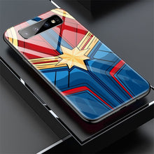 Load image into Gallery viewer, Marvel Captain America Iron Man Glass Phone Case For Samsung Galaxy S8 S9 S10 e 5G Plus Note 9 8 Avengers Batman Cover Funda