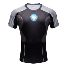 Load image into Gallery viewer, Iron Man T Shirts Superhero 3D T-shirts Fitness Men Tops Compression Crossfit 2018 Printed Bodybuilding Summer Slim T-Shirt