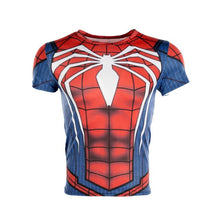 Load image into Gallery viewer, Black Panther Sport T Shirt 2018 Unisex Spiderman Printed T-shirt Fitness Shirt Casual Heroes Short Shirt 3D Cosplay T Shirt