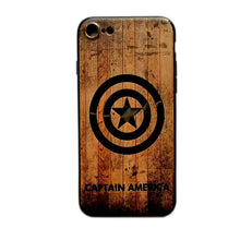 Load image into Gallery viewer, Emboss 3D Wood Grain Phone Case for IPhone XS MAX XR X 8 7 Plus 6 6s Plus Case Superman Back Cover Marvel Superman Spiderman