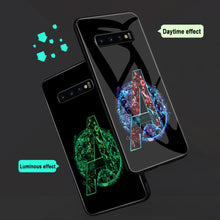 Load image into Gallery viewer, ciciber Iron Man Tempered Glass Phone Case For Samsung Galaxy S10 S10e S9 S8 Plus S10+ S9+ S8+ Cover for Samsung Note 9 8 Coque