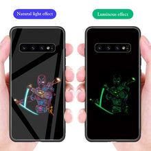 Load image into Gallery viewer, ciciber Iron Man Tempered Glass Phone Case For Samsung Galaxy S10 S10e S9 S8 Plus S10+ S9+ S8+ Cover for Samsung Note 9 8 Coque