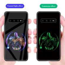 Load image into Gallery viewer, ciciber Iron Man Tempered Glass Phone Case For Samsung Galaxy S10 S10e S9 S8 Plus S10+ S9+ S8+ Cover for Samsung Note 9 8 Coque