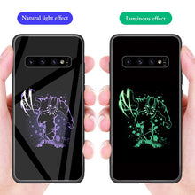 Load image into Gallery viewer, ciciber Iron Man Tempered Glass Phone Case For Samsung Galaxy S10 S10e S9 S8 Plus S10+ S9+ S8+ Cover for Samsung Note 9 8 Coque