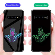 Load image into Gallery viewer, ciciber Iron Man Tempered Glass Phone Case For Samsung Galaxy S10 S10e S9 S8 Plus S10+ S9+ S8+ Cover for Samsung Note 9 8 Coque
