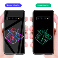 Load image into Gallery viewer, ciciber Iron Man Tempered Glass Phone Case For Samsung Galaxy S10 S10e S9 S8 Plus S10+ S9+ S8+ Cover for Samsung Note 9 8 Coque