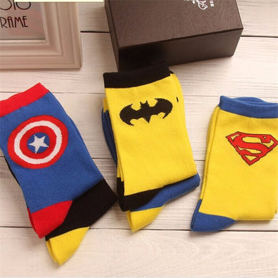 2019 new superhero movie superman batman cotton socks unisex