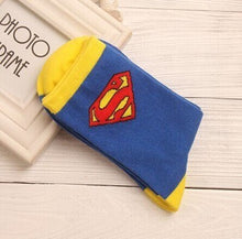 Load image into Gallery viewer, 2019 new superhero movie superman batman cotton socks unisex