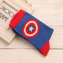 Load image into Gallery viewer, 2019 new superhero movie superman batman cotton socks unisex