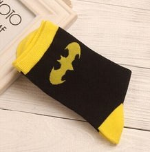 Load image into Gallery viewer, 2019 new superhero movie superman batman cotton socks unisex