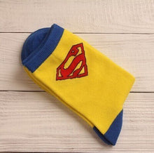 Load image into Gallery viewer, 2019 new superhero movie superman batman cotton socks unisex