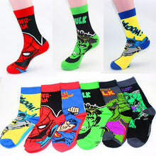 Load image into Gallery viewer, USA Fashion Cartoon Anime Superhero Socks Men