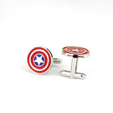Load image into Gallery viewer, Captain America Cufflinks