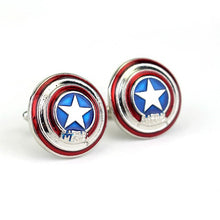 Load image into Gallery viewer, Captain America Cufflinks