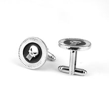 Load image into Gallery viewer, The Punisher Skull Cufflinks