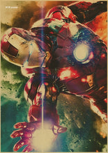 Load image into Gallery viewer, IRON MAN Marvel Comics retro Movie