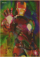 Load image into Gallery viewer, IRON MAN Marvel Comics retro Movie