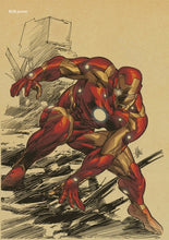 Load image into Gallery viewer, IRON MAN Marvel Comics retro Movie