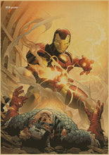 Load image into Gallery viewer, IRON MAN Marvel Comics retro Movie