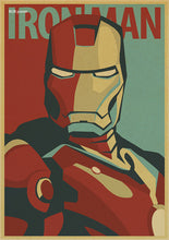 Load image into Gallery viewer, IRON MAN Marvel Comics retro Movie