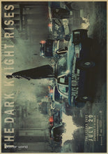 Load image into Gallery viewer, Retro Movie Poster Batman brown Paper Drawing Core Hanging Picture Comic Painting