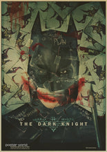 Load image into Gallery viewer, Retro Movie Poster Batman brown Paper Drawing Core Hanging Picture Comic Painting