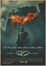Load image into Gallery viewer, Retro Movie Poster Batman brown Paper Drawing Core Hanging Picture Comic Painting
