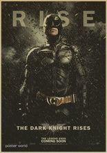 Load image into Gallery viewer, Retro Movie Poster Batman brown Paper Drawing Core Hanging Picture Comic Painting