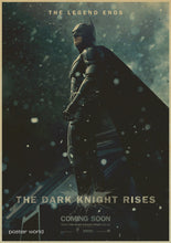 Load image into Gallery viewer, Retro Movie Poster Batman brown Paper Drawing Core Hanging Picture Comic Painting