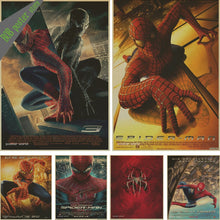Load image into Gallery viewer, spider man super heros wall stickers for kids room decorations