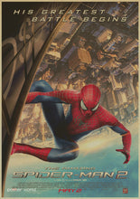 Load image into Gallery viewer, spider man super heros wall stickers for kids room decorations