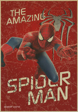 Load image into Gallery viewer, spider man super heros wall stickers for kids room decorations