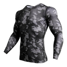 Load image into Gallery viewer, Compression Shirt Men Camouflage Long Sleeve Tight Tee Shirt Men Fitness 3D Quick Dry Clothes MMA Rashguard Gyms Camo T-Shirt