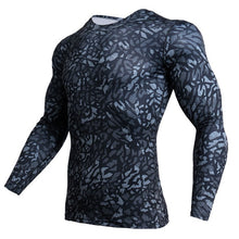 Load image into Gallery viewer, Compression Shirt Men Camouflage Long Sleeve Tight Tee Shirt Men Fitness 3D Quick Dry Clothes MMA Rashguard Gyms Camo T-Shirt
