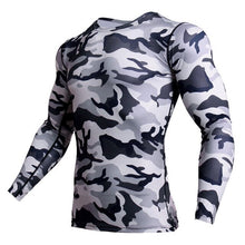 Load image into Gallery viewer, Compression Shirt Men Camouflage Long Sleeve Tight Tee Shirt Men Fitness 3D Quick Dry Clothes MMA Rashguard Gyms Camo T-Shirt
