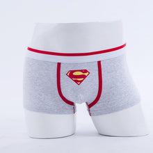 Load image into Gallery viewer, superman Combed Cotton Breathable low-waist Men Underwear Marval Cartoon men Cueca Boxer Hombre student sexy Movie Men underwear