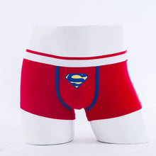 Load image into Gallery viewer, superman Combed Cotton Breathable low-waist Men Underwear Marval Cartoon men Cueca Boxer Hombre student sexy Movie Men underwear