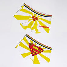 Load image into Gallery viewer, superman Combed Cotton Breathable low-waist Men Underwear Marval Cartoon men Cueca Boxer Hombre student sexy Movie Men underwear
