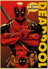 Load image into Gallery viewer, Marvel superhero Deadpool poster