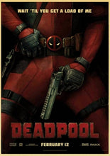 Load image into Gallery viewer, Marvel superhero Deadpool poster