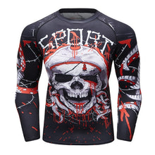 Load image into Gallery viewer, Brand New UFC BJJ MMA Work Out Compression Rashguard T Shirt Men Exercise Panda 3D Fitness Tights Bodybuild