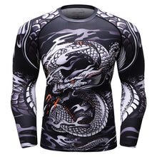 Load image into Gallery viewer, Brand New UFC BJJ MMA Work Out Compression Rashguard T Shirt Men Exercise Panda 3D Fitness Tights Bodybuild
