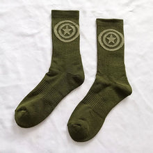 Load image into Gallery viewer, marvel socks captain america punisher supermen