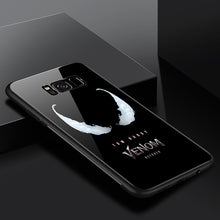 Load image into Gallery viewer, Coque Luxury Brand Marvel Avengers Venom Shockproof Tempered Glass Case For Samsung Galaxy s8 s9 Plus Note 8 9 s9plus Back Cover