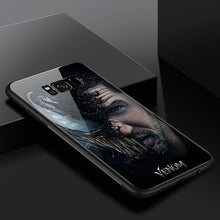 Load image into Gallery viewer, Coque Luxury Brand Marvel Avengers Venom Shockproof Tempered Glass Case For Samsung Galaxy s8 s9 Plus Note 8 9 s9plus Back Cover