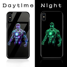 Load image into Gallery viewer, ciciber Marvel Glass Phone Cases For Iphone 6 6S 7 8 Plus X XR XS MAX Hard Phone Back Cover Spiderman Iron Man Fundas Capa
