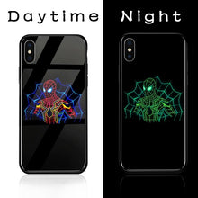 Load image into Gallery viewer, ciciber Marvel Glass Phone Cases For Iphone 6 6S 7 8 Plus X XR XS MAX Hard Phone Back Cover Spiderman Iron Man Fundas Capa