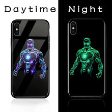 Load image into Gallery viewer, ciciber Marvel Glass Phone Cases For Iphone 6 6S 7 8 Plus X XR XS MAX Hard Phone Back Cover Spiderman Iron Man Fundas Capa