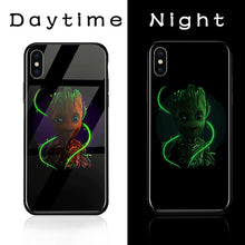 Load image into Gallery viewer, ciciber Marvel Glass Phone Cases For Iphone 6 6S 7 8 Plus X XR XS MAX Hard Phone Back Cover Spiderman Iron Man Fundas Capa